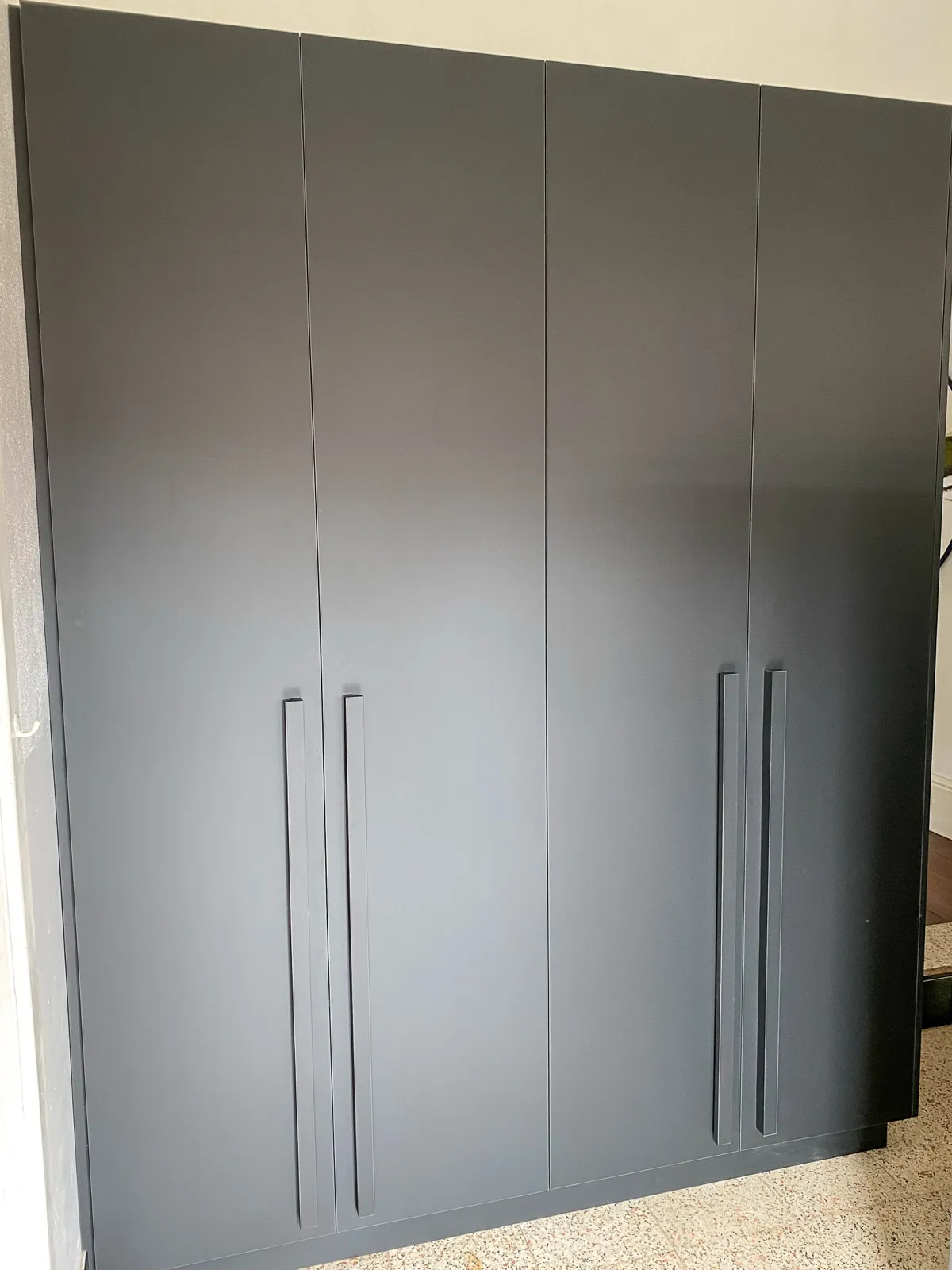 Charcoal wardrobe doors