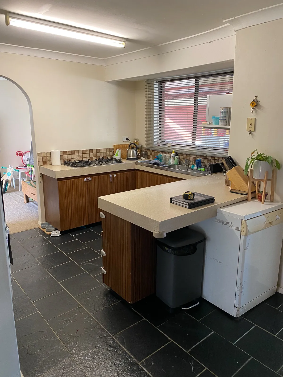 Before - the old kitchen